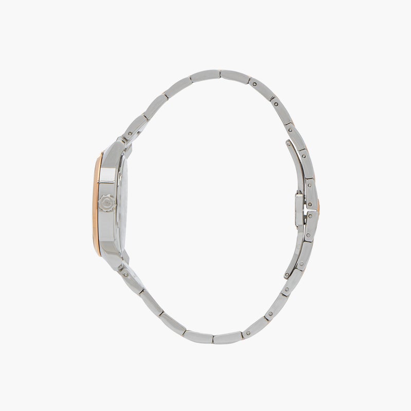 Omax Masterpiece Women's Watch - Black and Rose Gold - Image 2